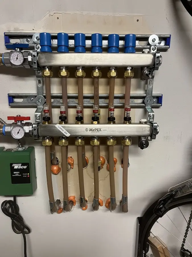 Plumber performing Leak Detection at a residential property in North Cornwall